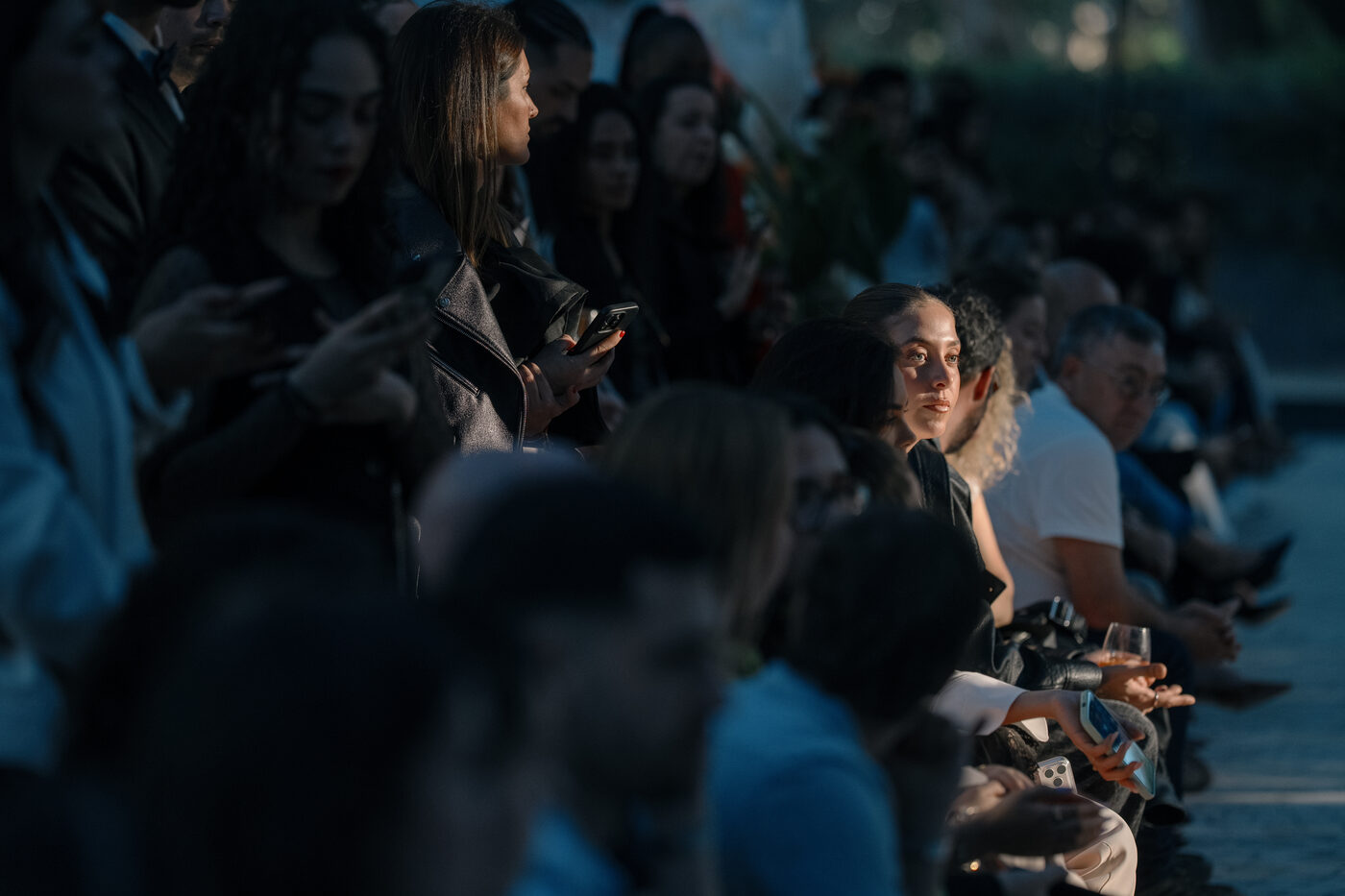 Plateia e front row no desfile ALDO SS26 em Lisboa