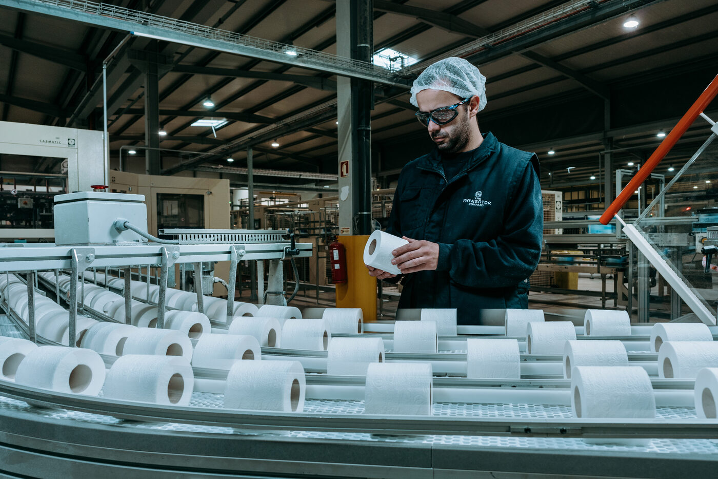 The Navigator Company paper production line in operation
