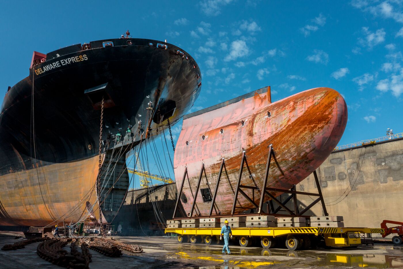Drydocking & Bulbous Bow Retrofit, Lisnave
