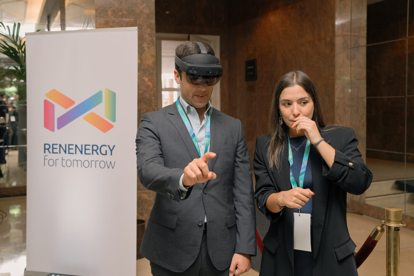 Augmented reality demonstration at REN's Capital Markets Day